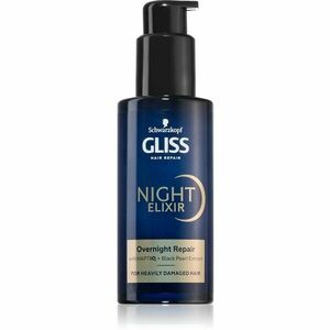 Schwarzkopf Gliss Night Elixir bezoplachový elixír pro poškozené vlasy 100 ml obraz