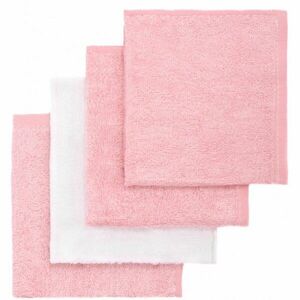 T-TOMI BIO Bamboo Baby Washcloths mycí žínka Pink 25 x 25 cm 4 ks obraz