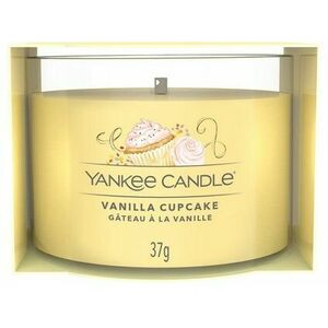 Yankee Candle Votivní svíčka ve skle Vanilla Cupcake 37 g obraz