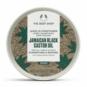 The Body Shop Bezoplachový kondicionér pro kudrnaté a vlnité vlasy Jamaican Black Castor Oil (Leave-in Conditioner) 400 ml obraz
