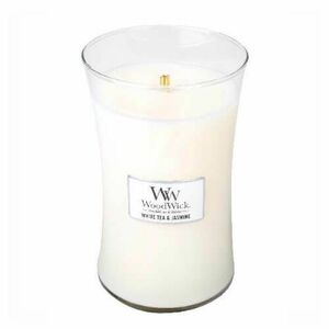 WoodWick Vonná svíčka váza velká White Tea & Jasmine 609, 5 g obraz