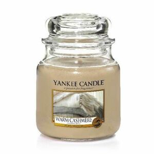Yankee Candle Aromatická svíčka střední Warm Cashmere 411 g obraz