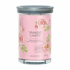 Yankee Candle Aromatická svíčka Signature tumbler velký Fresh Cut Roses 567 g obraz