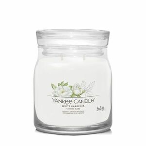 Yankee Candle Aromatická svíčka Signature sklo střední White Gardenia 368 g obraz