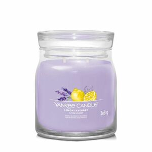 Yankee Candle Aromatická svíčka Signature sklo střední Lemon Lavender 368 g obraz
