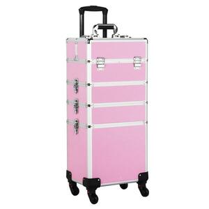 Kosmetický kufr LUXURY 4v1 - růžový obraz