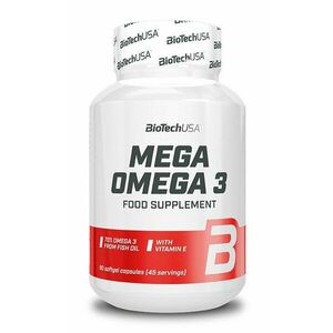 Mega Omega 3 - Biotech USA 90 kaps. obraz