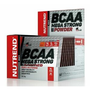 BCAA Mega Strong Powder - Nutrend 20 x 10 g Pineapple obraz