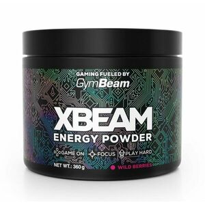 XBEAM Energy Powder - GymBeam 360 g Strawberry Kiwi obraz