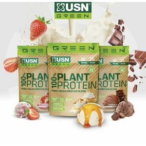 100% Plant Protein - USN 900 g Vanilla obraz