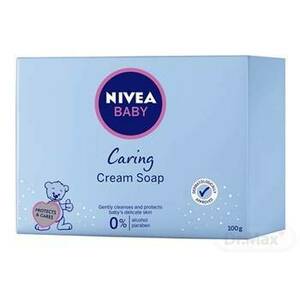 Nivea Baby Caring cream tuhé mydlo 100g obraz