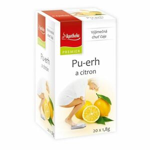 Apotheke Pu-erh a citron čaj nálevové sáčky 20x1, 8 g obraz