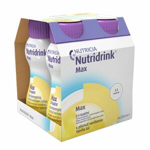 Nutridrink Max s příchutí vanilkovou 4x300 ml obraz