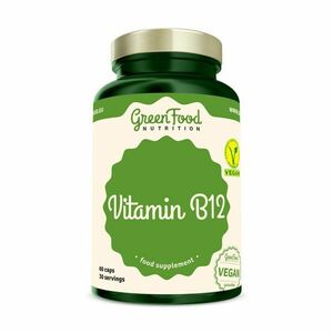 GreenFood Nutrition Vitamin B12 60 kapslí obraz