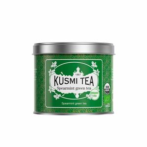 Kusmi Tea Organic Spearmint Green tea plechovka 100 g obraz