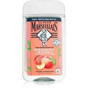 Le Petit Marseillais White Peach & Nectarine Bio jemný sprchový gel 250 ml obraz