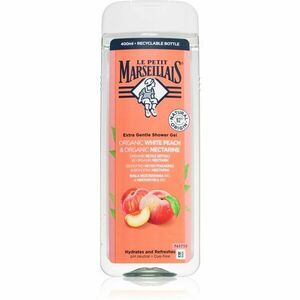 Le Petit Marseillais White Peach & Nectarine Bio jemný sprchový gel 400 ml obraz