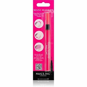 Nails Inc. Mani Marker zdobicí lak na nehty v aplikačním peru odstín Pink 3 ml obraz