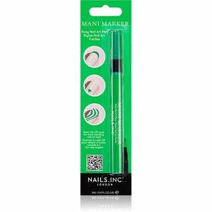 Nails Inc. Mani Marker zdobicí lak na nehty v aplikačním peru odstín Green 3 ml obraz