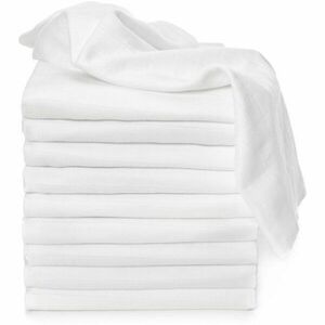 T-TOMI TETRA Cloth Diapers HIGH QUALITY White látkové pleny White 70x70 cm 10 ks obraz