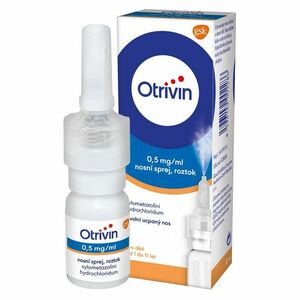 OTRIVIN 0, 5 mg/ml nosní sprej s dávkovačem 1 x 10 ml obraz