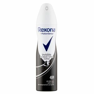 REXONA Invisible on Black + White Clothes Antiperspirant sprej 150 ml obraz