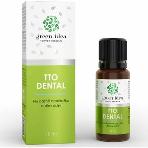 Green Idea Topvet Premium TTO DENTAL bylinný přípravek na dásně a pokožku dutiny ústní 10 ml obraz