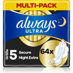 Always Ultra Secure Night Extra vložky 64 ks obraz