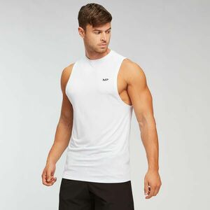 MP pánské tréninkové tričko bez rukávů – Bílé - XXL obraz