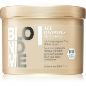 Schwarzkopf Professional Blondme All Blondes Detox detoxikační a čisticí maska pro blond a melírované vlasy 500 ml obraz