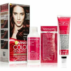 Garnier Color Sensation barva na vlasy odstín 4.60 Intense Dark Red 1 ks obraz
