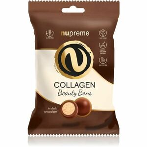 Nupreme Collagen Beauty Bons čokoládové pralinky s kolagenem Dark Chocolate 80 g obraz