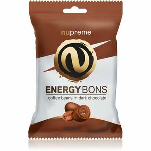 Nupreme Energy Bons čokoládové pralinky s kofeinem Dark Chocolate 70 g obraz