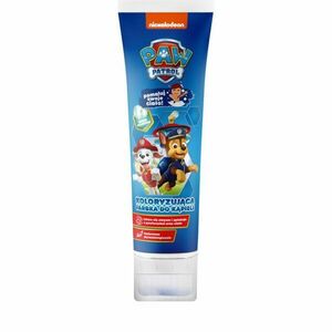 Nickelodeon Paw Patrol Coloring Bath Paint pěna do koupele pro děti Blue Bubble Gum 150 ml obraz