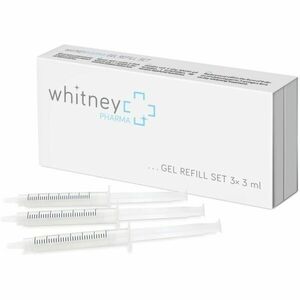 WhitneyPHARMA Gel refill set náhradní náplň pro šetrné bělení zubů 3x3 ml obraz