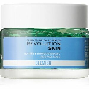 Revolution Skincare Blemish Tea Tree & Hydroxycinnamic Acid zklidňující maska pro mastnou pleť se sklonem k akné 50 ml obraz