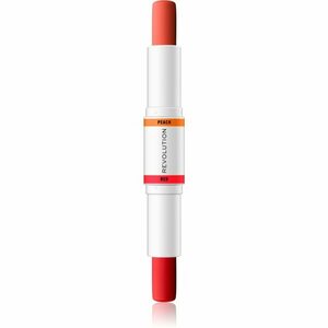 Makeup Revolution Colour Correcting korekční tyčinka pro sjednocení barevného tónu pleti odstín Red & Peach 2x4, 3 g obraz