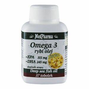 Medpharma Omega 3 rybí olej Forte 37 tobolek obraz