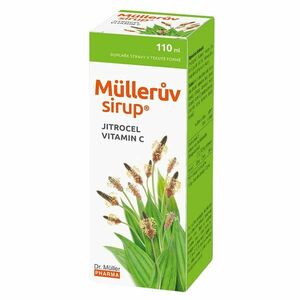 Dr. Müller Müllerův sirup s jitrocelem a vitaminem C 110 ml obraz