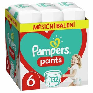 PAMPERS Pants vel.6 Plenkové kalhotky 15+kg 132 ks obraz
