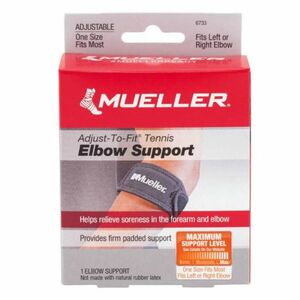 MUELLER Adjust-to-fit Tennis Elbow Support Pásek na tenisový loket 1 kus obraz