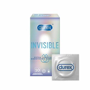 Durex Kondomy Invisible Extra Lubricated 3 ks obraz
