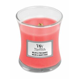 WoodWick Vonná svíčka váza Melon & Pink Quartz 85 g obraz