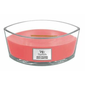 WoodWick Vonná svíčka loď Melon & Pink Quartz 453 g obraz