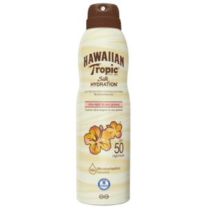Hawaiian Tropic Sprej na opalování Silk Hydration Spray SPF 50 (Sun Protection Continuous Spray) 220 ml obraz