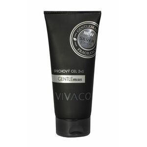 Vivaco Silver edition sprchový gel 2 v 1 pro muže Gentleman 200 ml obraz