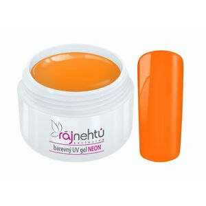 Ráj nehtů Barevný UV gel NEON - Orange - Oranžový 5ml obraz