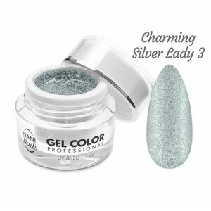 NANI UV/LED gel Glamour Twinkle 5 ml - Charming Silver Lady obraz