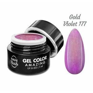 NANI UV gel Amazing Line 5 ml - Gold Violet obraz