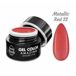 NANI UV gel Amazing Line 5 ml - Metallic Red obraz